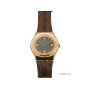 SWATCH P.D.G. classic quarzo cassa plastica e cinturino pelle new